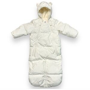 BABY GAP SNOWSUIT- BEIGE-SIZE 3-6 M COLD CONTROL
